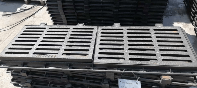 天河球墨铸铁连体双篦展示